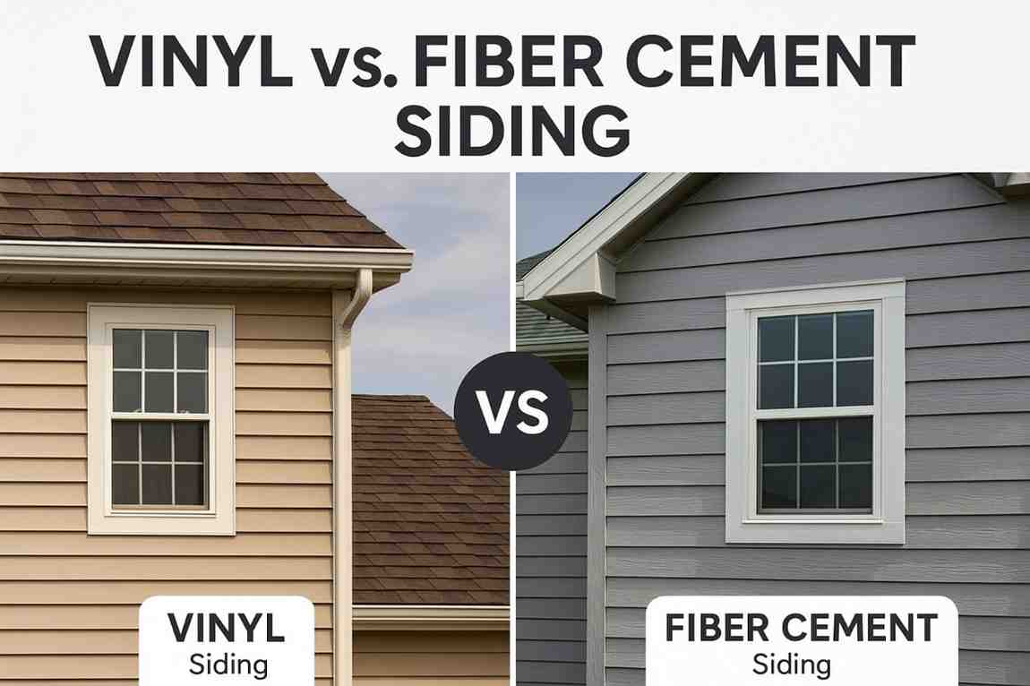 Fiber Cement Siding Versus Vinyl Siding